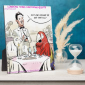 Parrot Fine Dining Funny Fotoplatte (Seite)