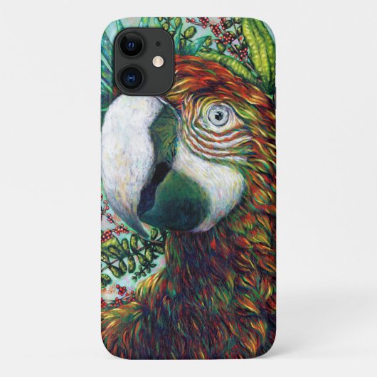 Parrot Floral Tropical Colorful IPhone / IPad Case (Rückseite)