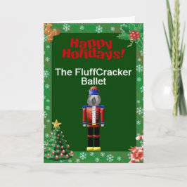 Parrot Fluffcracker Ballon Christmas Cards Feiertagskarte