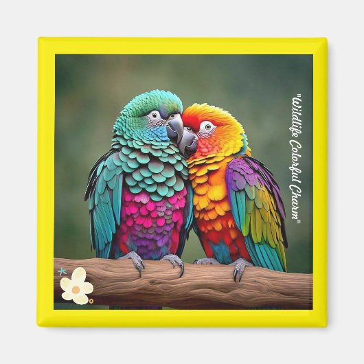 "Parrot Fotografy Showcase" Magnet (Vorne)