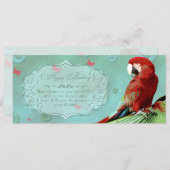 PARROT ~ Grußkarte/Geburtstagskarte/Postkarte (Vorne/Hinten)