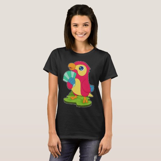 Parrot-Hand-Ventilator T-Shirt (Vorne ganz)
