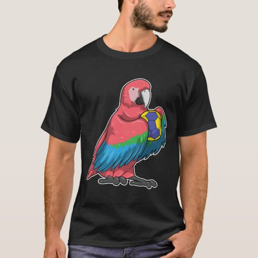 Parrot Handball-Spieler Handball T-Shirt (Vorderseite)