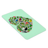 Parrot Heart Magnet (Rechte Seite)