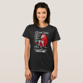 Parrot House Rules Es ist mein I Scarlet Macaw Pre T-Shirt (Vorne ganz)