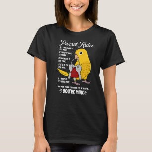 Parrot House Rules Es ist meine Goldene Landschaft T-Shirt