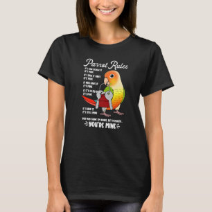 Parrot House Rules Es ist meine grüne Käfer Pineap T-Shirt