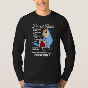 Parrot House Rules Es ist meine ich pfirsichfarben T-Shirt
