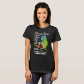 Parrot House Rules It's Mine I Blue-crowned Conure T-Shirt (Vorne ganz)
