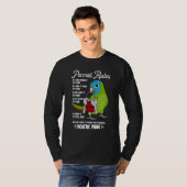 Parrot House Rules It's Mine I Blue-crowned Conure T-Shirt (Vorne ganz)