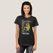 Parrot House Rules It's Mine I Cherry-headed Conur T-Shirt (Vorne ganz)