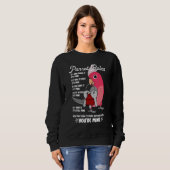 Parrot House Rules It's Mine I Rose-breasted Galah Sweatshirt (Vorne ganz)