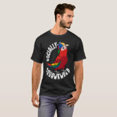 Parrot I Scarlet Macaw T-Shirt (Vorne ganz)