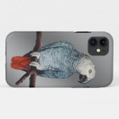 Parrot iPhone Case African Gray Parrot Mobile Case (Rückseite (Horizontal))