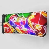 Parrot-Island-Glühen Golf Headcover (Vorderseite)