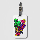 Parrot joy forest  gepäckanhänger (Vorderseite Vertikal)