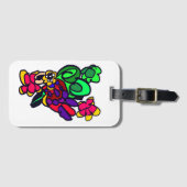 Parrot joy forest  gepäckanhänger (Vorderseite (Horizontal))