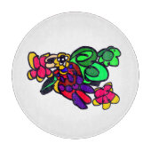 Parrot joy forest  schneidebrett (Vorderseite)