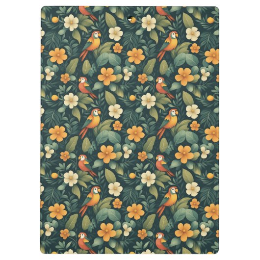 Parrot Jungle Klemmbrett (Rückseite)