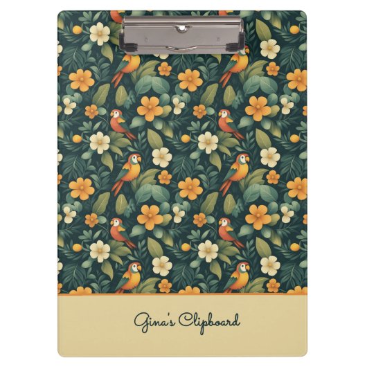 Parrot Jungle Klemmbrett (Vorderseite)