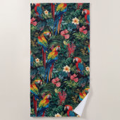 Parrot Jungle Strandtuch (Vorderseite)