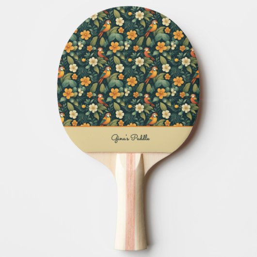 Parrot Jungle Tischtennis Schläger (Vorderseite)
