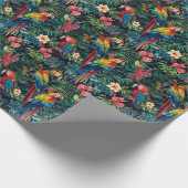 Parrot Jungle Wrapping Paper Geschenkpapier (Ecke)