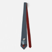 Parrot Krawatte African Gray Parrot Art Neckties (Vorderseite)