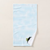 Parrot Liebe Monogram Badhandtuch Set (Handtuch)