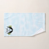 Parrot Liebe Monogram Badhandtuch Set (Handtuch)