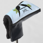 Parrot Liebe Monogram Golf Headcover (3/4 Vorderseite)