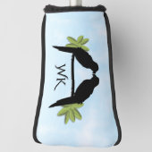 Parrot Liebe Monogram Golf Headcover (Rotieren 90)