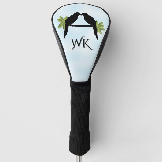 Parrot Liebe Monogram Golf Headcover (Vorderseite)