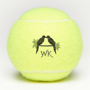 Parrot Liebe Monogram Tennisbälle