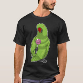 Parrot Lollipop-Süßigkeiten T-Shirt
