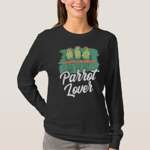 Parrot Lover Niedliche Papageien Haustier T-Shirt