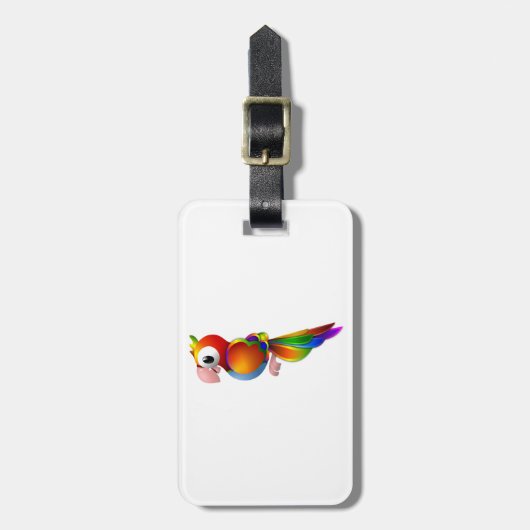 Parrot Luggage Tags Gepäckanhänger (Vorderseite vertikal)