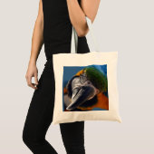 Parrot Macaw Bird Toag Handtasche Tragetasche (Vorderseite (Produkt))
