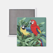 Parrot-Magnete Magnet (Vorderseite/Rückseite)