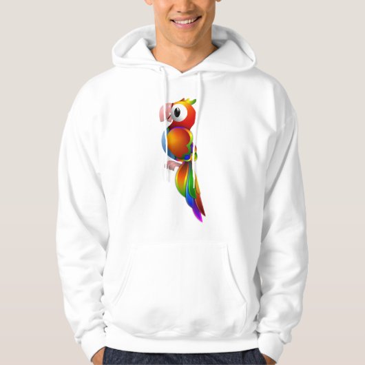 Parrot Mens Hoodie (Vorderseite)