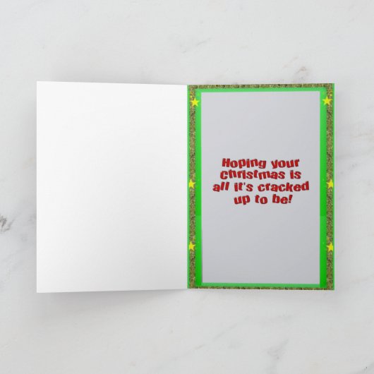 Parrot Nutcracker Christmas Card Karte (Innenseite)