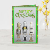 Parrot Nutcracker Christmas Card Karte (Gelbe Blume)