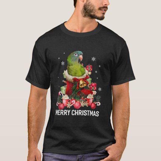 Parrot Ornament Dekoration Weihnachtsbaum T-Shirt  (Vorderseite)
