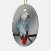 Parrot Ornament Personalisieren Afrikanischen Grau (Links)