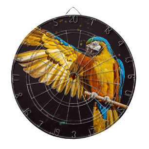 Parrot Out Stretched Wing Dartscheibe