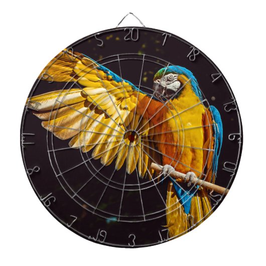 Parrot Out Stretched Wing Dartscheibe (vorne)