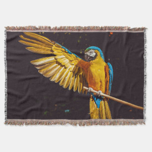 Parrot Out Stretched Wing Decke