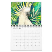 Parrot paintings Calendar Kalender (Jan 2026)