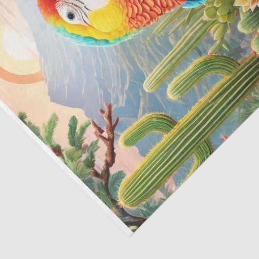Parrot Paradise - Decoupage - Seidenpapier (Detail)