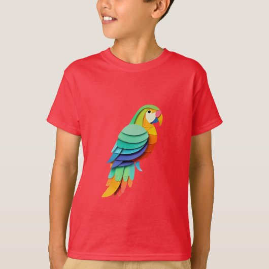 Parrot Paradise Kids' T - Shirt (Vorderseite)